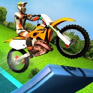 Игра Триал на мотоцикле в лесу