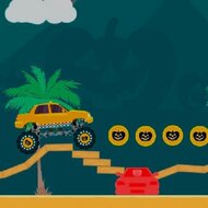 Игра Триал на такси на Хэллоуин