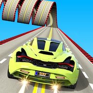 Игра Трюки на машинах в небе