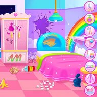 Игра Уборка дома Китти Кейт