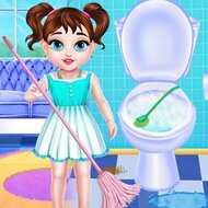 Игра Уборка дома малышки Тейлор