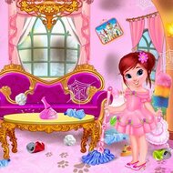 Игра Уборка дворца принцессы