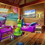 Игра Уборка пляжного дома