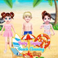 Игра Уборка пляжа с малышкой Тейлор