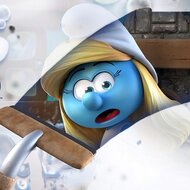 Игра Уборка в деревне смурфиков