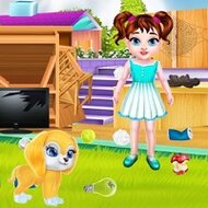 Игра Уборка в саду с малышкой Тейлор