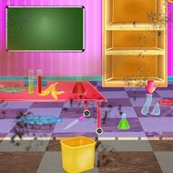 Игра Уборка в школе 3
