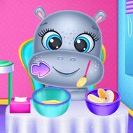 Игра Уход за бегемотиком