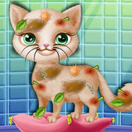 Игра Уход за котенком