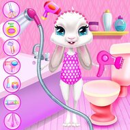 Игра Уход за кроликом Дейзи