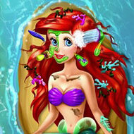 Игра Уход за лицом русалки