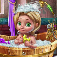 Игра Уход за малышом: Купание