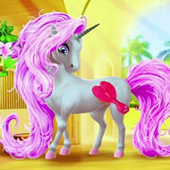 Игра Уход за разноцветным единорогом