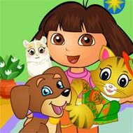 Игра Даша ухаживает за животными