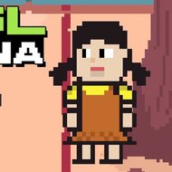 Игра В кальмара на пятерых