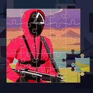 Игра В кальмара пазлы 4