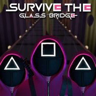 Игра В кальмара стеклянный мост