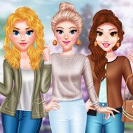 Игра Велосипедная прогулка принцесс