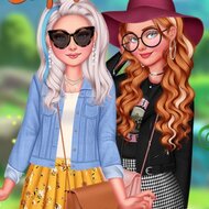 Игра Весенние наряды для принцесс Диснея