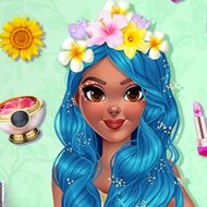 Игра Весенний макияж для Моаны