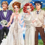 Игра Винтажная двойная свадьба