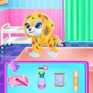 Игра Забота о щенке малышки Тейлор