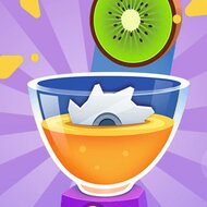 Игра Забрось фрукт в соковыжималку