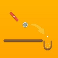 Игра Закати шарик в лузу