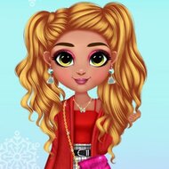 Игра Зимние наряды для радужных девочек