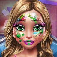 Игра Зимний макияж и фейс-арт