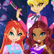 Игра Винкс парикмахерская