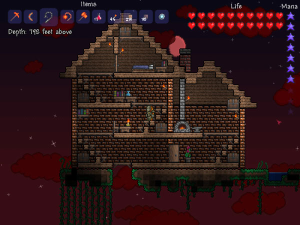 Террария. Строительство и здания