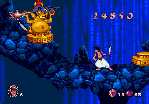 Игра Аладдин - Сега