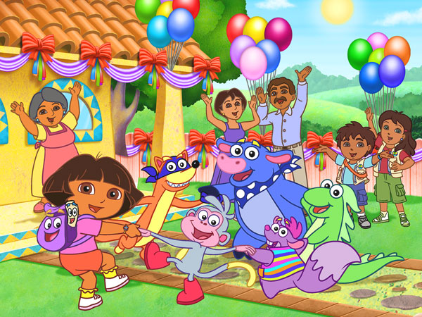 Даша-путешественница с друзьями Даша-путешественница с друзьями