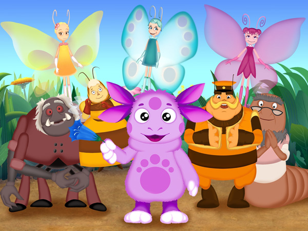 Лунтик с друзьями