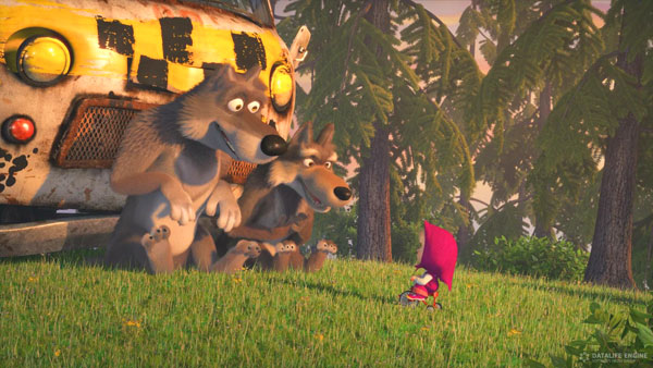 Маша и Медведь. Эх, прокачу!