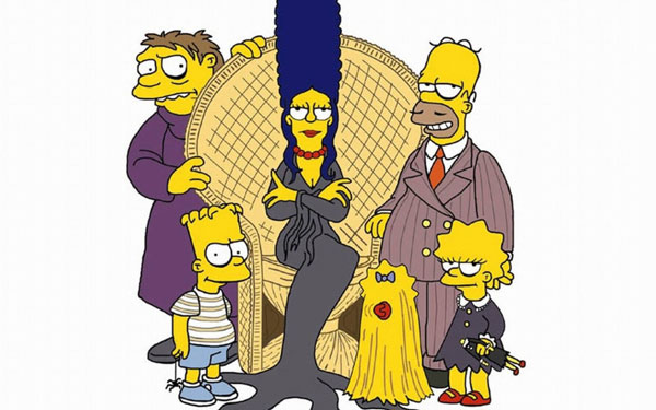 Симпсоны в роли семейки Адамс Симпсоны в роли семейки Адамс