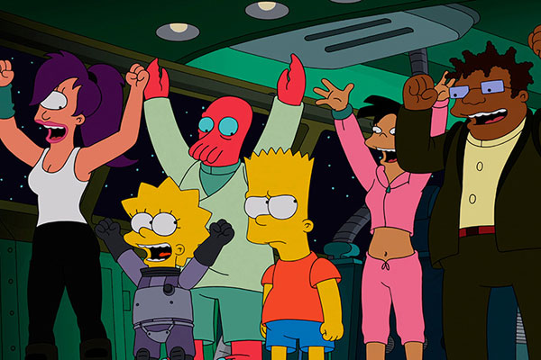 Симпсоны и герои Футурамы Симпсоны и герои Футурамы