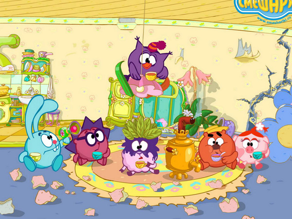 Смешарики у Совуньи