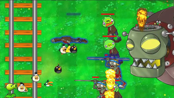 Энгри Бердз против Зомби Энгри Бердз против Зомби