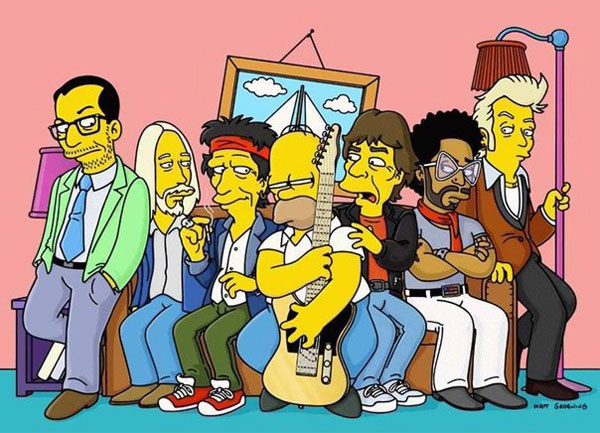 Звезды в Симпсонах Звезды в Симпсонах